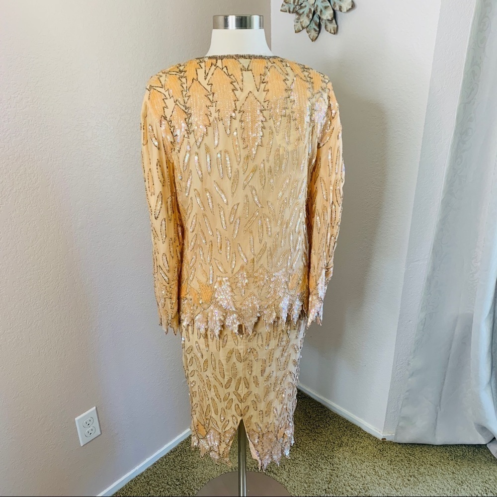 Vintage New Old Stock With Tags JAGSWEAR 100% Silk Dress Jacket - Picture 5 of 16